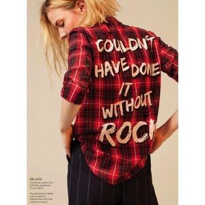 ZARA “Couldn't Have Done It Without Rock" Shirt